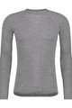 AGU Kolesarska  majica z dolgimi rokavi - WINTERDAY MERINO - siva