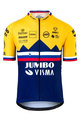 AGU Kolesarski dres s kratkimi rokavi - JUMBO-VISMA 2020 - rumena/modra
