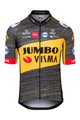 AGU Kolesarski dres s kratkimi rokavi - JUMBO-VISMA 2021 TDF - črna/rumena