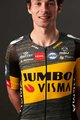 AGU Kolesarski dres s kratkimi rokavi - JUMBO-VISMA 2021 TDF - črna/rumena