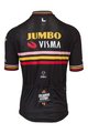 AGU Kolesarski dres s kratkimi rokavi - JUMBO-VISMA TRIPLE VICTORY 2023 - črna