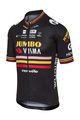AGU Kolesarski dres s kratkimi rokavi - JUMBO-VISMA TRIPLE VICTORY 2023 - črna
