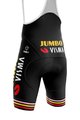 AGU Kolesarske kratke hlače z naramnicami - JUMBO-VISMA TRIPLE VICTORY 2023 - črna