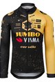 AGU Kolesarski dres z dolgimi rokavi poletni - JUMBO-VISMA VELODROME TDF 2023 - rumena/črna