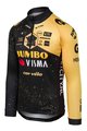 AGU Kolesarski dres z dolgimi rokavi poletni - JUMBO-VISMA VELODROME TDF 2023 - rumena/črna