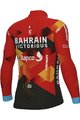 ALÉ Kolesarski dres z dolgimi rokavi zimski - BAHRAIN VICTORIOUS 2023 WNT - rdeča/modra/rumena/črna
