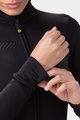 ALÉ Kolesarski dres z dolgimi rokavi zimski - FONDO 2.0 SOLID - črna