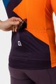 ALÉ Kolesarski dres s kratkimi rokavi - NEXT - oranžna/modra/črna/bela