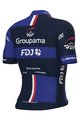 ALÉ Kolesarski dres s kratkimi rokavi - GROUPAMA FDJ 2023 - bela/rdeča/modra