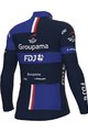 ALÉ Kolesarski dres z dolgimi rokavi zimski - GROUPAMA FDJ 2023 - modra
