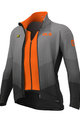 ALÉ Kolesarska  podaljšana jakna - DELTA COMBI DWR - oranžna/siva/črna
