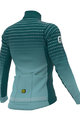 ALÉ Kolesarski dres z dolgimi rokavi zimski - BULLET LADY WINTER - turkizna