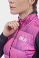 ALÉ Kolesarska  podaljšana jakna - SOLID SHARP LADY WNT - rožnata/črna