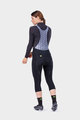 ALÉ Kolesarske 3/4 hlače z naramnicami - ESSENTIAL LADY WNT - črna