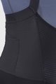 ALÉ Kolesarske dolge hlače z naramnicami - FUTURE WARM LADY - črna