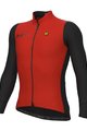 ALÉ Kolesarska  podaljšana jakna - FONDO 2.0 SOLID - rdeča/črna