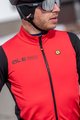 ALÉ Kolesarska  podaljšana jakna - FONDO 2.0 SOLID - rdeča/črna