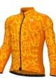ALÉ Kolesarski dres z dolgimi rokavi zimski - SOLID RIDE - rumena/oranžna