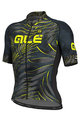 ALÉ Kolesarski dres s kratkimi rokavi - SUNSET - rumena/črna