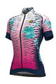 ALÉ Kolesarski dres s kratkimi rokavi - SAVANA LADY - modra/rožnata