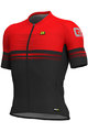 ALÉ Kolesarski dres s kratkimi rokavi - SLIDE - rdeča/črna