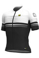 ALÉ Kolesarski dres s kratkimi rokavi - SLIDE - črna/bela