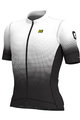ALÉ Kolesarski dres s kratkimi rokavi - DOTS - bela/črna