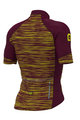 ALÉ Kolesarski dres s kratkimi rokavi - THE END - rumena/vijolična
