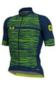 ALÉ Kolesarski dres s kratkimi rokavi - THE END - zelena/modra