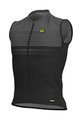 ALÉ Kolesarski dres brez rokavov - SLIDE - siva/črna