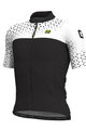 ALÉ Kolesarski dres s kratkimi rokavi - CLIMB - črna/bela