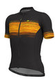 ALÉ Kolesarski dres s kratkimi rokavi - START - oranžna/črna