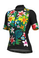 ALÉ Kolesarski dres s kratkimi rokavi - SARTANA LADY - večbarvno/črna