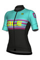 ALÉ Kolesarski dres s kratkimi rokavi - SUMMER LADY - črna/modra