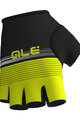 ALÉ Kolesarske rokavice s kratkimi prsti - CLASSICHE DEL NORD - rumena/črna