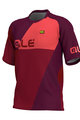ALÉ Kolesarski dres s kratkimi rokavi - RAMPAGE MTB - vijolična/rožnata
