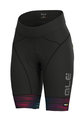 ALÉ Kolesarske kratke hlače brez naramnic - THE END LADY - črna/večbarvno