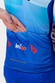 ALÉ Kolesarski dres s kratkimi rokavi - BIKE EXCHANGE 2022 - bela/modra