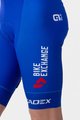 ALÉ Kolesarske kratke hlače z naramnicami - BIKE EXCHANGE 2022 - bela/modra