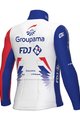 ALÉ Kolesarska  podaljšana jakna - GROUPAMA FDJ 2022 - rdeča/modra/bela