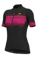 ALÉ Kolesarski dres s kratkimi rokavi - START LADY  - črna/rožnata