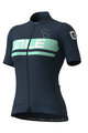 ALÉ Kolesarski dres s kratkimi rokavi - PRS CRYSTAL LADY - modra