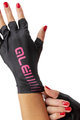 ALÉ Kolesarske rokavice s kratkimi prsti - SUNSELECT CRONO - rožnata/črna