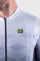 ALÉ Kolesarski dres s kratkimi rokavi - MAGNITUDE - bela/črna