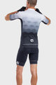 ALÉ Kolesarski dres s kratkimi rokavi - MAGNITUDE - bela/črna