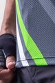 ALÉ Kolesarski dres s kratkimi rokavi - ARROW MTB - siva
