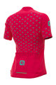 ALÉ Kolesarski dres s kratkimi rokavi - STARS LADY - rožnata/turkizna