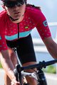 ALÉ Kolesarski dres s kratkimi rokavi - STARS LADY - rožnata/turkizna