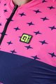 ALÉ Kolesarski dres s kratkimi rokavi - STARS LADY - rožnata