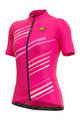 ALÉ Kolesarski dres s kratkimi rokavi - FLASH LADY - rožnata